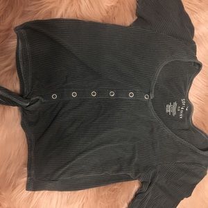 American Eagle Ribbed crop top